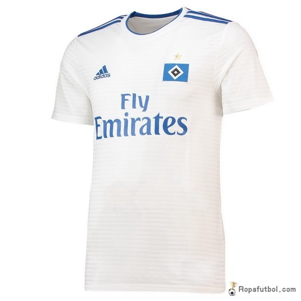 Camiseta Hamburgo S.V. Replica Primera Ropa 2018/19 Blanco